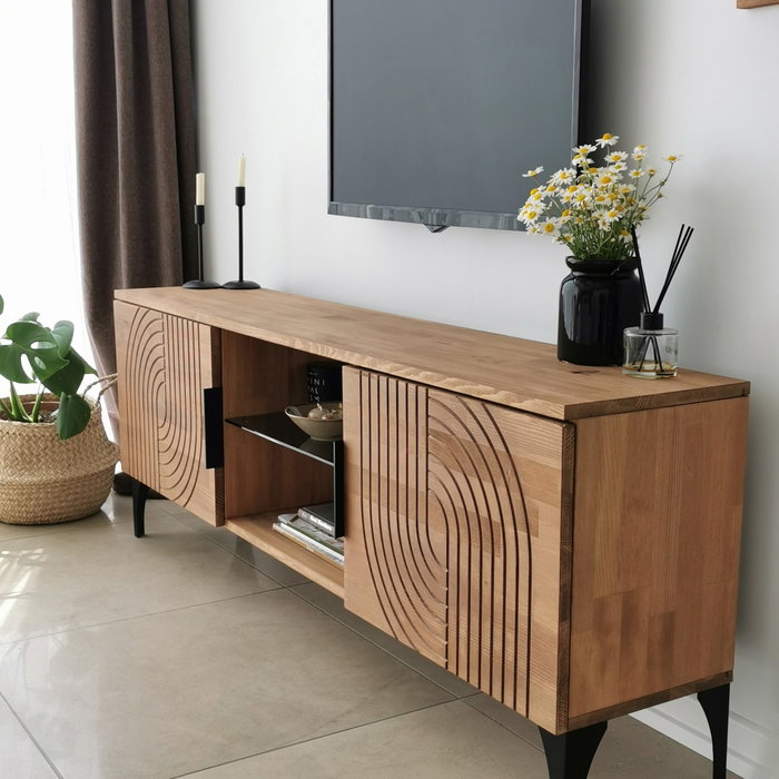 Hanah Home Mueble para TV Lidya - Roble
